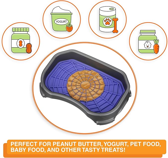 Neater Pet Brands - Pets - Neat-LIK with Mess-Proof Tray Keeps Floors Clean