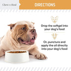 Wild Caught Omega 3 Fish Oil for Dogs - 300mg Mini Softgel Capsules for Healthy Skin and Coat - 360 Dog Fish Oil Pills for Shedding, Dry Itching Skin, and Hot Spots (2 Packs of 180)