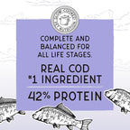 Blackwood Bounty Dry Cat Food, Cod & Carp Recipe for All Life Stages, 4.5 Pound Bag, High Protein, Grain Free