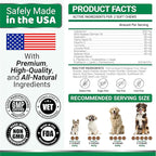 Dog Allergy Relief Chews - Dog Itching Skin Relief Treatment Pills - 170 Treats - Anti-Itch - Itchy and Paw Licking - Hot Spots - Omega 3 Fish Oil - Dry Skin & Coat Supplement - Beef Liver Flavor