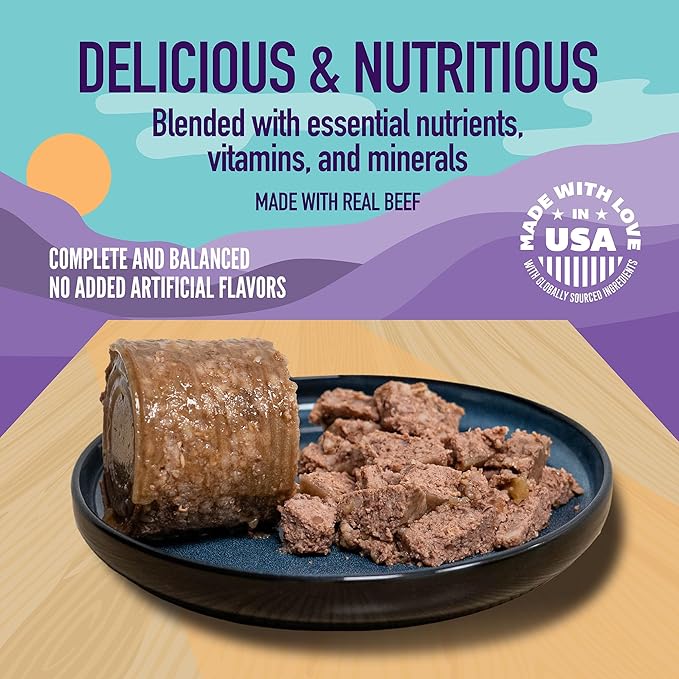 A Strong Heart Wet Dog Food, Chicken & Beef Variety Pack - 13.2 oz Cans (Pack of 12), Made in The USA with Real Chicken & Beef