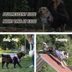 AUROTH Tactical Dog Harness for Large Dogs No Pull Adjustable Pet Harness Reflective K9 Working Training Easy Control Pet Vest Military Service Dog Harnesses Very Peri XL