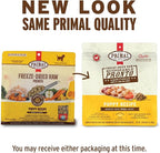 Primal Freeze Dried Puppy Dog Food, Pronto Mini Nuggets; Scoop & Serve, Complete & Balanced Meal; Also Use As Topper or Treat; Premium, Healthy, Grain Free, High Protein Raw Dog Food (25 oz,Pack of 2)