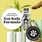 Pet-Pourri Smell Ya Litter Cat Litter Deodorizer Spray, Purrfectly Bamboo 3.4 Fl Oz, Up to 170 Uses, Pet Odor Remover with Essential Oils for Air, Carpet, Urine, Vet Recommended, Bergamot Bamboo Scent