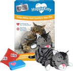 Pets Know Best HuggieKitty | Comfort Purring Companion with Heartbeat Sleep Aide for Cats & Kittens, Heating for Calming Relief, Carrier & Behavioral Training Essential, Breeds, Grey