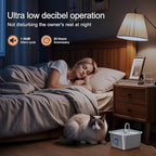 Stainless Steel Cat Water Fountain, 4L/135oz Automatic Circulation pet Water Dispenser, Quiet cat Bowl Water Dispenser, Suitable for Cats, Dogs and Multiple Pets. (Pet Fountain+6 Filters+6 Sponges)