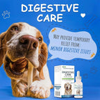 Digestive Care for Dogs, Natural Constipation Relief for Dogs and Puppies & Support for Diarrhea, Bloating, Bad Breath, Vomiting, Lack of Appetite, 60 Milliliters