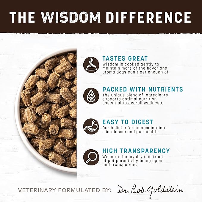 Earth Animal Wisdom Air Dried Dog Food | from The Sea Recipe Premium Natural Dog Food | All Breeds & Ages | Made in The USA | 8 Pound Bag