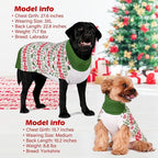 KYEESE Dog Christmas Sweater Stretchy Pet Coats Small Medium Pet Sweater Soft Dog Sweater for Small Medium Dogs Warm Dogs Clothes Warm Pets Christmas Outfit