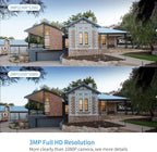 Hiseeu 2K Wireless Security Camera System, 10CH NVR Kit,8Pcs 3MP WiFi Surveillance Cameras for Home Indoor/Outdoor Use,Night Vision,Waterproof, Motion Detection, 3TB Hard Drive and DC Power Included