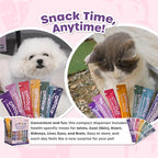 Grab & Go Squeeze Vita Stick Lickable Treats for Dogs & Cats. 49 Variety Support Sticks with Essential multivitamins. Soft and Tasty Paste for All Life Stages