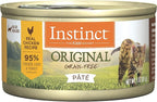 Instinct Original Pate Wet Cat Food, Grain Free Recipe - Real Chicken, 3 oz. Cans (Pack of 24)