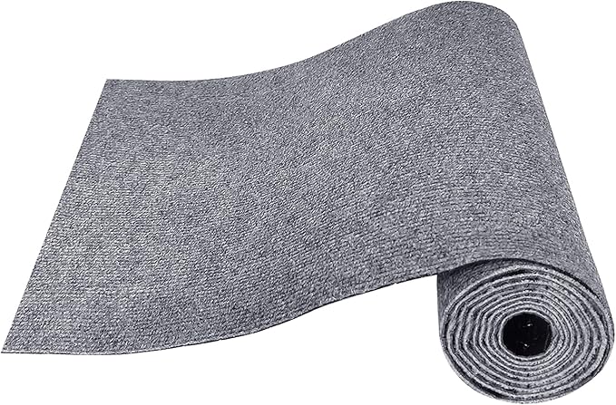 Cat Scratching Post Carpet Mat Trimmable Self-Adhesive Replacement Mat 78.7"x15.8" Cuttable Cat Scratcher Cover for Cat Tree Shelf Shelves Steps Couch Furniture Wall DIY Protector, Dark Grey