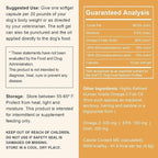 Wild Caught Omega 3 Fish Oil for Dogs - 180 Softgel Capsules for Healthy Skin and Coat - Large 1000 mg Dog Fish Oil Pills for Shedding, Dry Itching Skin, and Hot Spots - Pet Omega Salmon Supplement