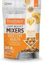 Instinct Raw Boost Mixers, Freeze Dried Cat Food Toppers with Functional Ingredients, Grain Free, Real Chicken - Digestive Health, 5.5 oz Bag