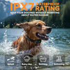 Shock Collar for Dogs, 3200FT Dog Training Collar with Remote Control, IPX7 TPU Waterproof Dog Collar with Buzzer, Vibration, Safety Shock 4 Training Modes, Suitable for All Small, Medium, Large Dogs