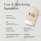 Cat Rinse-Free Shampoo & Conditioner with Bath Mitt – Sensitive Skin, Stress & Itch Relief Leave-In Cleanse Serum – 98.65% Naturally Derived, Gentle Cleanse, Hydrate & Deodorize – 8 x 10ml