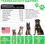 Grateful Pawz Hemp Calming Chews for Dogs - Dog Calming Chews - 170 Anxiety Relief Treats with Hemp Oil - Sleep Aid - Advanced Health Joint Support Supplement - Health & Wellness