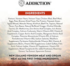 Addiction Wild Islands Forest Meat Dry Cat Food, Premium Venison Recipe with High-Protein & Grain-Free Formula for Primal Cat Nutrition - 4lbs