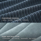 Miguel Cat Beds for Indoor Cats, Small Dog Bed Orthopedic, Memory Foam Pet Bed Washable Removable Cover, Calming Puppy Bed with Sides, Dog Couch Comfort Sofa, Egg Foam Support, Blue 20 inches