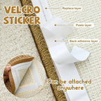 Large Natural Sisal Cat Nail File Scratcher, Sisal Cat Scratch Pad Wrapped Around Cat Scratcher Post or Cat Tower, Sisal Cat Scratching Post Repair Mat for Furniture & Scratch Board (23.6*15.6 Inch)