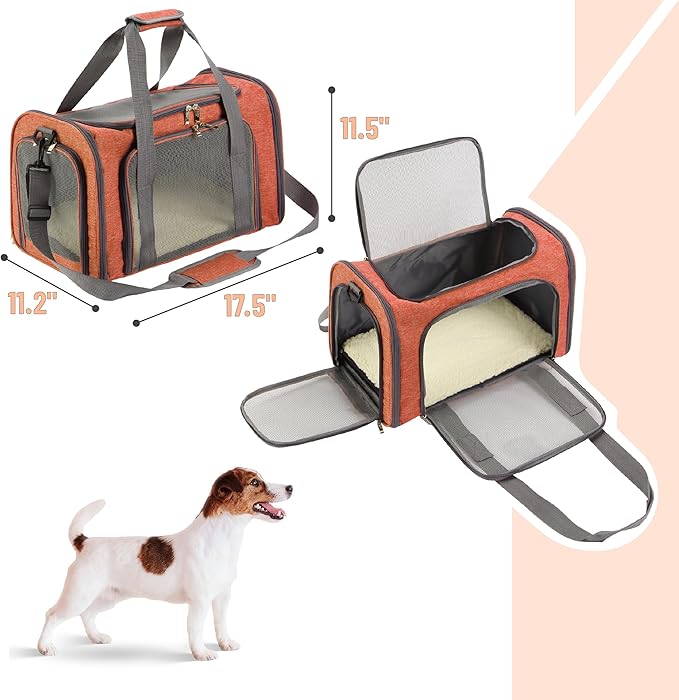 Mr. Pen Pet Carrier - Soft-Sided for Cats & Dogs, Bag & Travel Carrier