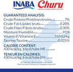 INABA Churu Cat Treats, Grain-Free, Lickable, Squeezable Creamy Purée Cat Treat/Topper with Vitamin E & Taurine, 0.5 Ounces Each Tube, 50 Tubes, Tuna Variety