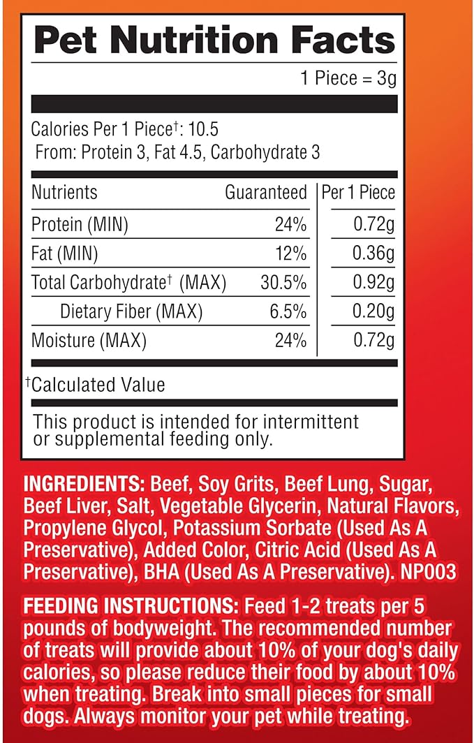 Pup-Peroni Mini Dog Treats, Original Beef Flavor, 22.5 Ounce, Made with Real Beef