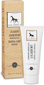 Toothpaste for Dogs - Natural Tooth Cleaning with Coconut Oil, Turmeric & Papaya Extract, Gentle & Effective, for Plaque, Tartar & Bad Breath, LILADENT Dental-Care Mineral by LILA LOVES IT, 75 ml
