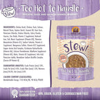 Weruva Classic Cat Stews!, Too Hot to Handle with Chicken, Duck & Salmon in Gravy, 3oz Pouch (Pack of 12)