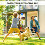 petizer 3-Pack 3.5” Squeaky Dog Toy Balls, Floating Dog Pool Balls, Spiky Dog Balls Water Toys, Durable Interactive Fetch Toys for Puppy, Dog Chew Toys for Teething (3.5", Medium/Large Dog)