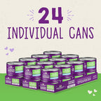 Stella & Chewy's Carnivore Cravings Purrfect Paté - Premium Grain-Free Wet Cat Food - Duck & Chicken Recipe - High Protein with Bone Broth - Perfect for Picky Eaters - 5.2oz Cans (24 Pack)