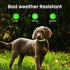 MASBRILL Light Up Dog Collar - RGB LED Flashing, Rechargeable, Water-Resistant Glow Up Night Walking Collar for Small to Large Dogs