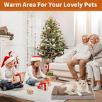 Heated Cat Bed for Indoor Cats and Small Dogs,Automatic Constant Temperature Heating, Anti-Slip Bottom and Machine Washable