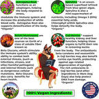Anti-Aging & Immune Support | Organic, Human-Grade Ingredients | Medicinal Plants & Mushroom Extracts | Omega 3's, Antioxidants, Probiotics, Vitamins & Minerals | Plant-Based & Vegan