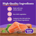 Halo Purely For Pets Halo Indoor Wet Cat Food, Grain Free, Salmon Pate, 5.5 Ounce (Pack of 12)