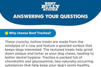 Best Bully Sticks Premium 3 Inch Beef Trachea - 50 Count (Pack of 1) - All-Natural, Grain-Free, Single-Ingredient Treat, Supports Dental Health