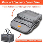 Portable Soft-Sided Pet Carrier for Cats and Small Dogs – Animal Travel Bag with Locking Zippers, Breathable Mesh and Collapsible Design – Lightweight and Secure Cat Dog Travel Crate