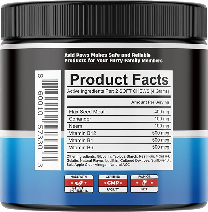 Natural Flea and Tick Prevention for Dogs - Dog Flea and Tick Treatment Chewable - Safe Flea Treatment Dogs of All Breeds & Ages - Flea Chews for Dogs - Flea Pills for Dogs for Dog Flea & Tick Control