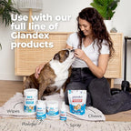 Vetnique Glandex Feline Anal Gland or Daily Probiotic Fiber Supplement Powder for Cats with Digestive Enzyme, Probiotics and Pumpkin, Vet Recommended for Healthy Bowels (4oz, Anal Gland Powder - Tuna)