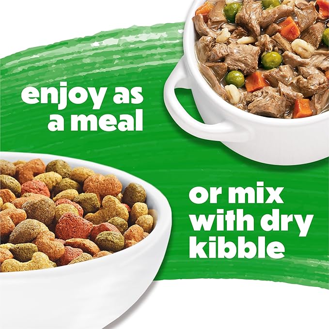 Purina Beneful Gravy Wet Dog Food, Prepared Meals Beef Stew - (8) 10 oz. Tubs