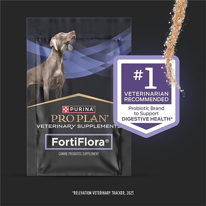 Purina Pro Plan Veterinary Supplements FortiFlora Canine Probiotic Supplement Probiotics for Dogs