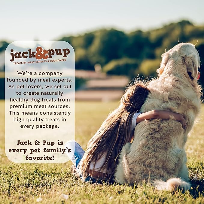 Jack&Pup 6-inch Bully Sticks for Large Dogs (20 Pack) All Natural Thick Bully Stick for Dogs | Singe Ingredient Long Lasting Pizzle Sticks