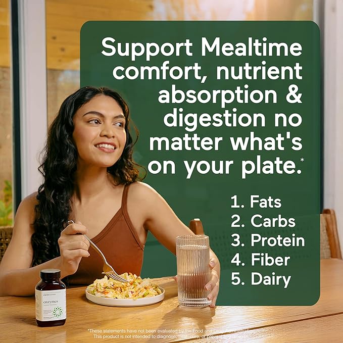 Smarter Nutrition Vegan Digestive Enzymes - Digestion Bloating & Gut Health Support with 16 Multi Enzymes for Nutrient Absorption & Meal Time Comfort for Both Men & Women - 270 Count[90-Day Supply]