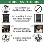 Caldwell's Pet Supply Co. Dog Potty Bells, Dog Door Bell, Bells to Go Outside, Potty Training Bell, Dogs Doorbell, Dogs Potty Doorbell, Ring to Go Pee, All Breed Puppy Training Tool