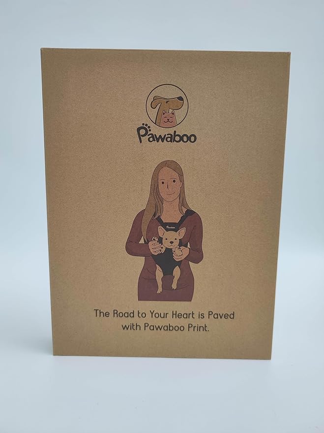 Pawaboo Pet Carrier Backpack, Adjustable Pet Front Cat Dog Carrier Backpack Travel Bag, Legs Out, Easy-Fit for Traveling Hiking Camping for Small Medium Dogs Cats Puppies, Medium, Blue