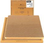 Cat Scratching Pad Board, Refillable and Combinable Corrugated Cat Scratchers for Indoor Cats, Double-Sided and Recyclable Cardboard (1Refill+1Pack)