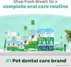 TropiClean Fresh Breath Water Additive for Dogs, Dog Breath Freshener & Teeth Cleaning Solution, No Toothpaste or Toothbrush Required, 16 oz, 3 Pack