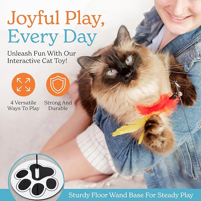 18pcs Interactive Cat Toys for Indoor Cats Suction Cup Cat Toys for Indoor Cats Bird Hunting Slefplay Simulation for Kitten Flying Bird Toy Feather Wand Attachments