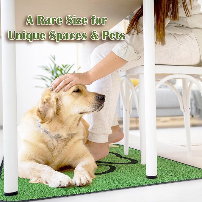 Qeils Reusable Dog Pee Pads, 2 Pack Super Absorbent & Leakproof Washable Puppy Pads with Soft Green Top Layer, for Potty Training, Crates, Couch, Car Seats & Pet Beds, 31"x 36"